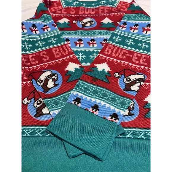 Buc-ee’s Bucees Beaver Christmas Holiday Ugly Sweater - XL - Picture 11 of 14